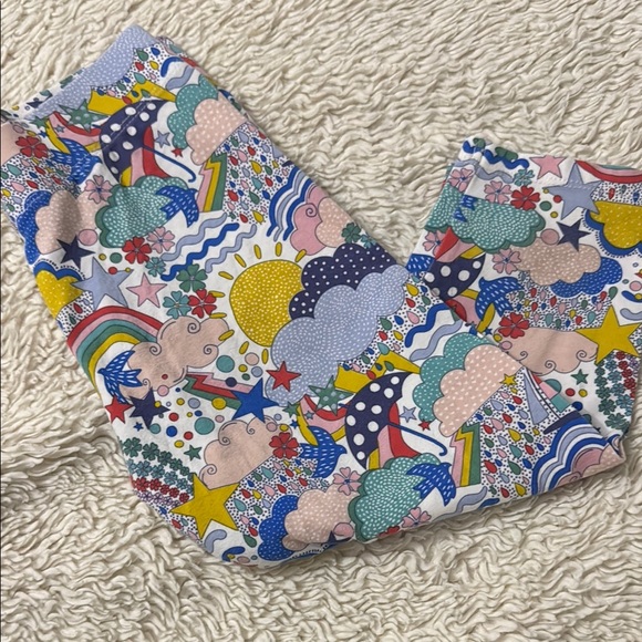 Boden Other - Boden Colorful Kids Leggings with Rainbows and Stars